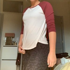 forever 21 baseball tee